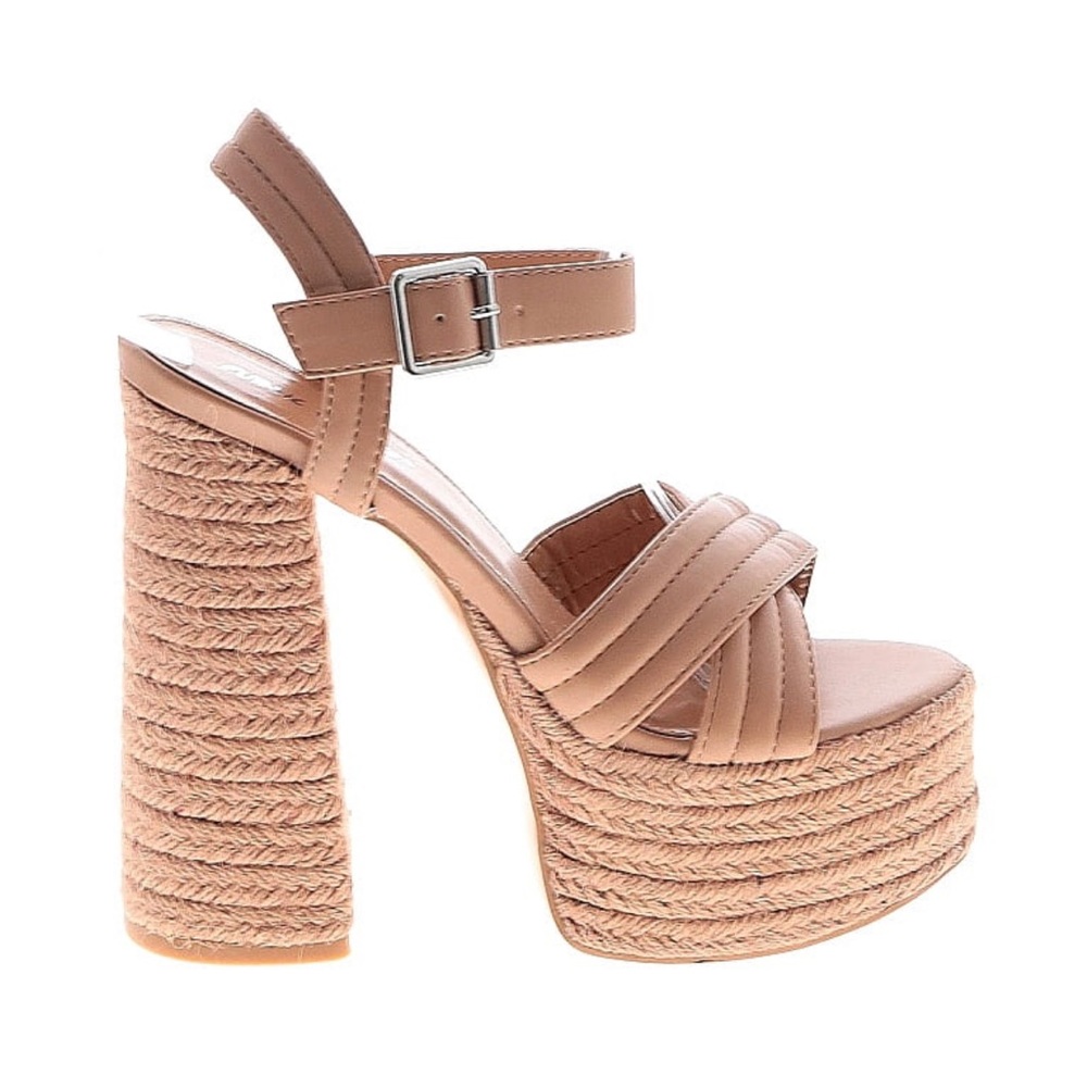 Nude Platform Heels
